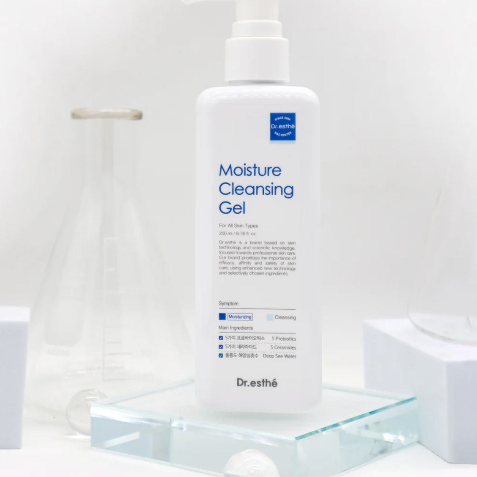Moisture Cleansing Gel 200mL - with five probiotics, five ceramides