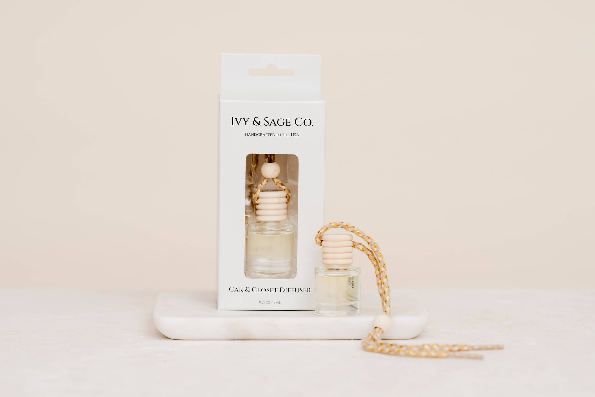Smoked Vanilla Car Diffuser – Apple, Musk & Woods: Unpackaged
