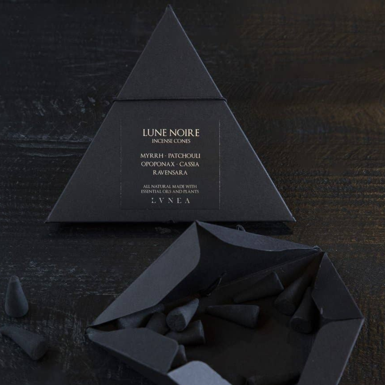 LUNE NOIRE | Naturally-scented Incense Cones