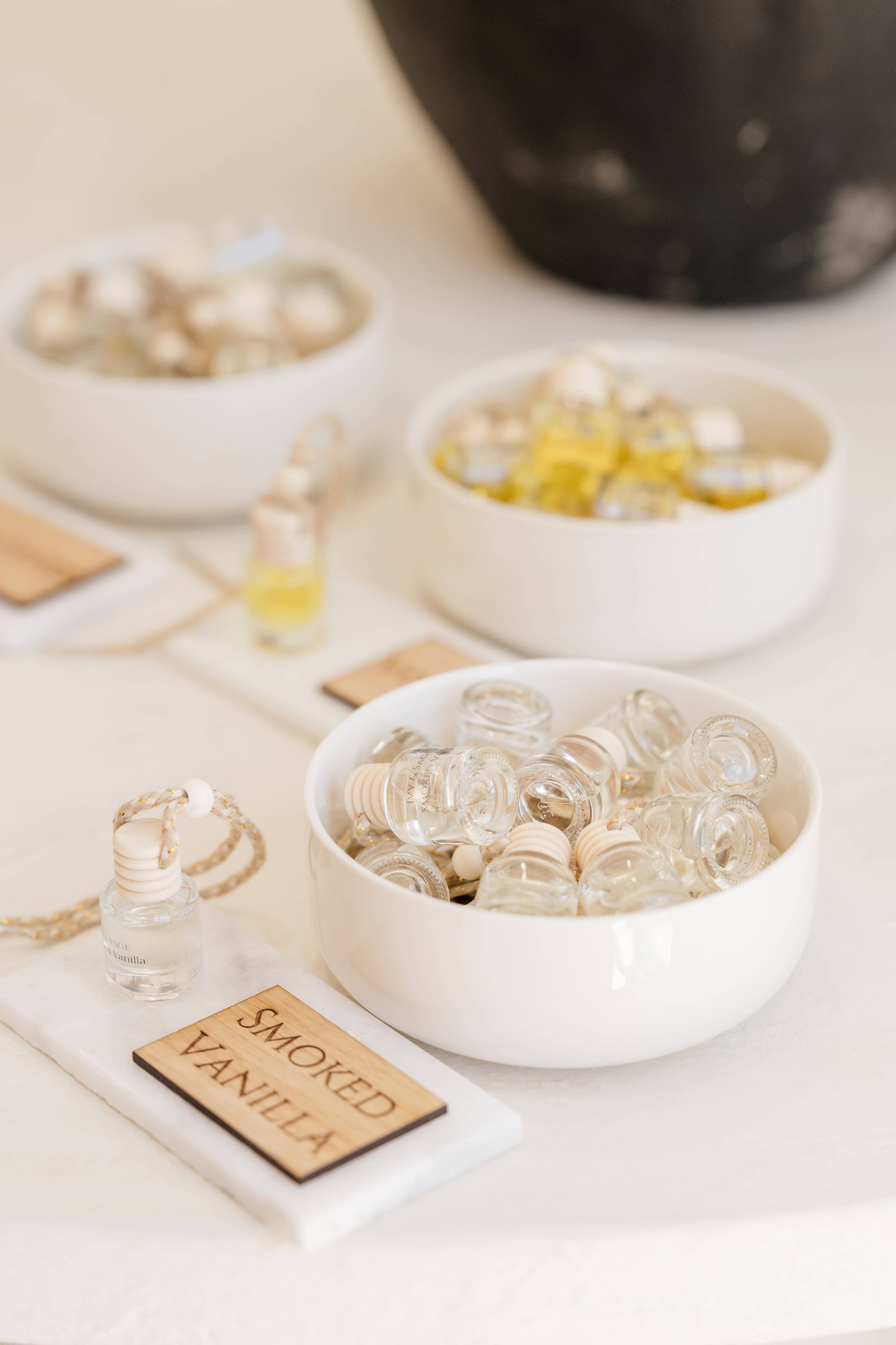 Smoked Vanilla Car Diffuser – Apple, Musk & Woods: Unpackaged