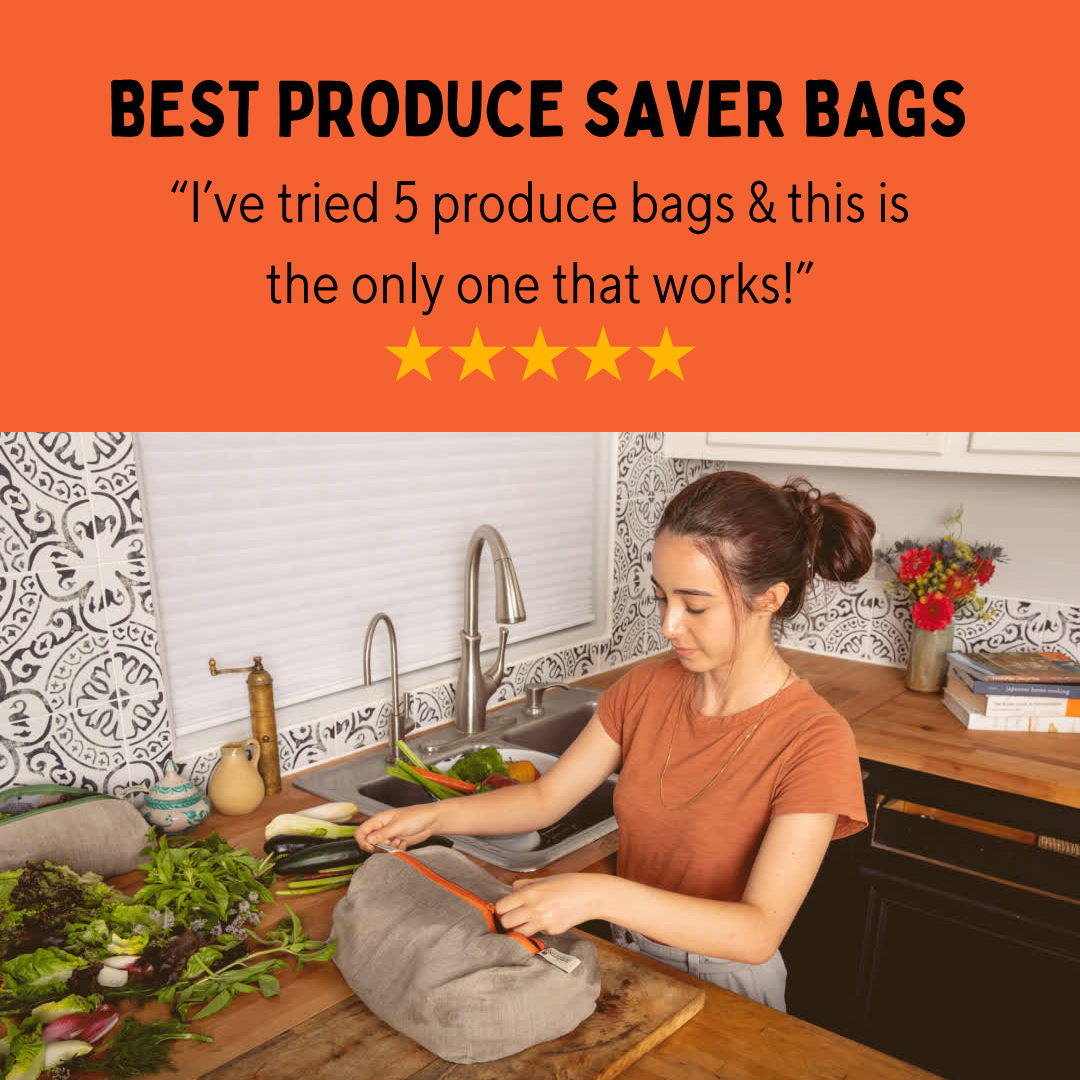 Ambrosia Linen Refrigerator Bag for Vegetables