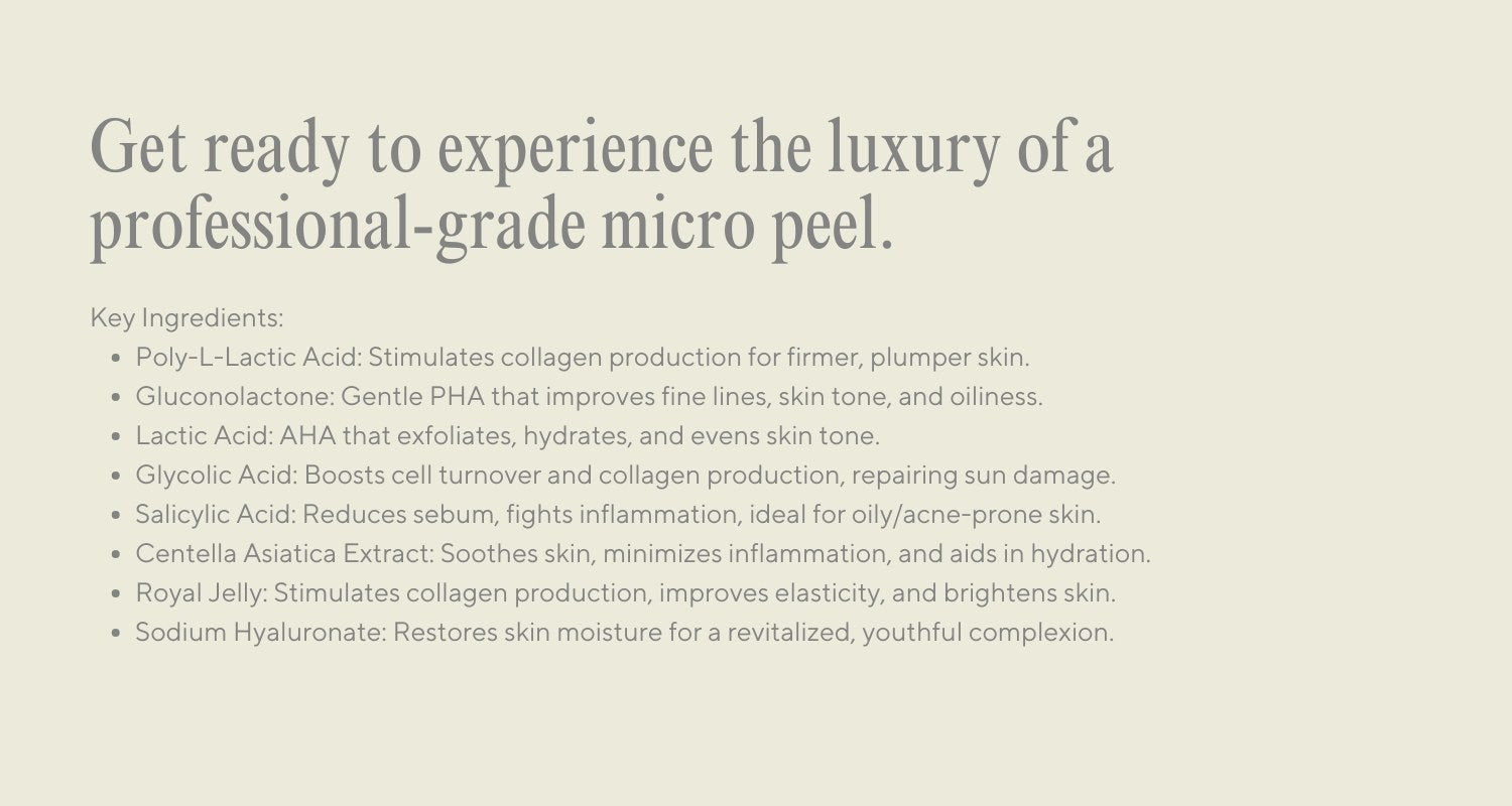 HOP+ PLLA Pro Micro Peel overview 2
