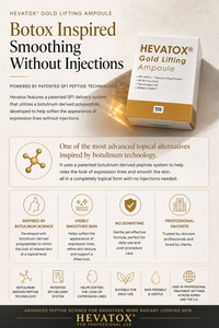 Hevatox Gold Lifting Ampoule ingredient and technology overview
