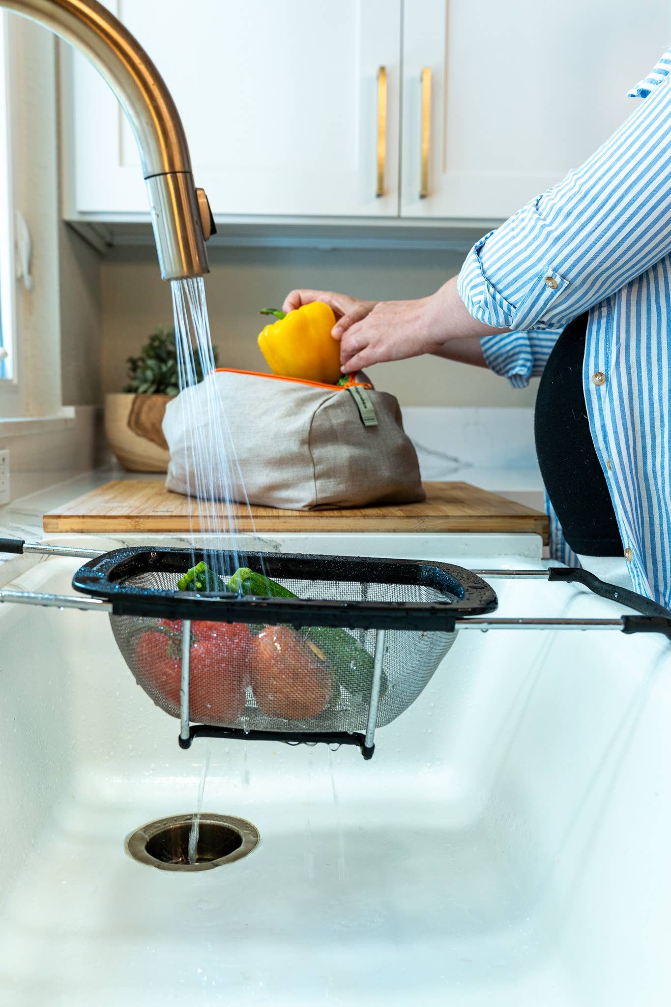 Ambrosia Linen Refrigerator Bag for Vegetables