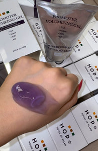HOP+ Promoter Volumizing Collagen Gel in use