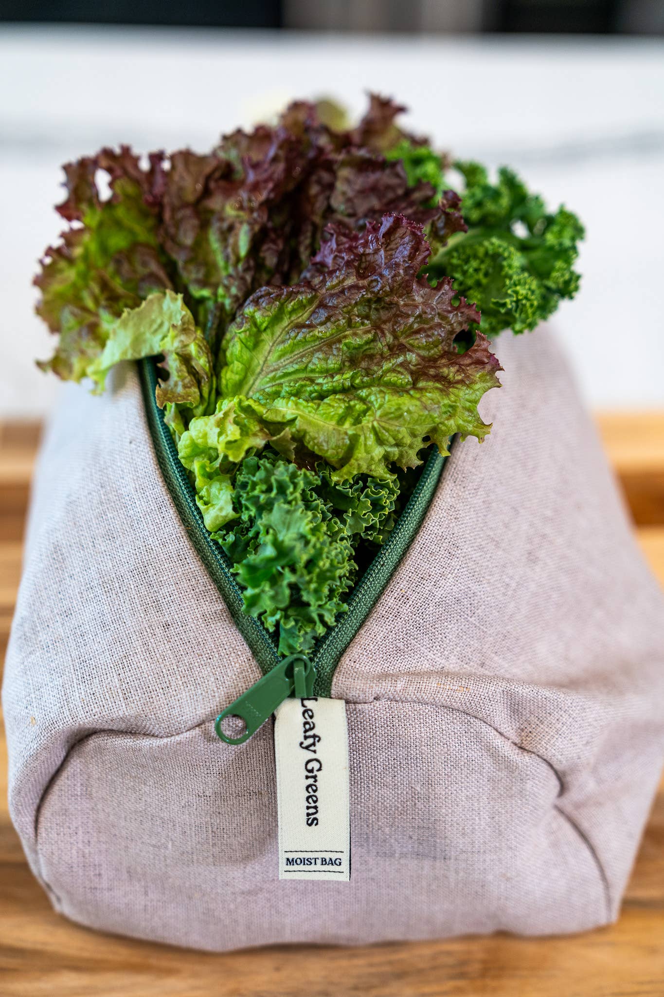 Ambrosia Linen Refrigerator Bag for Leafy Greens