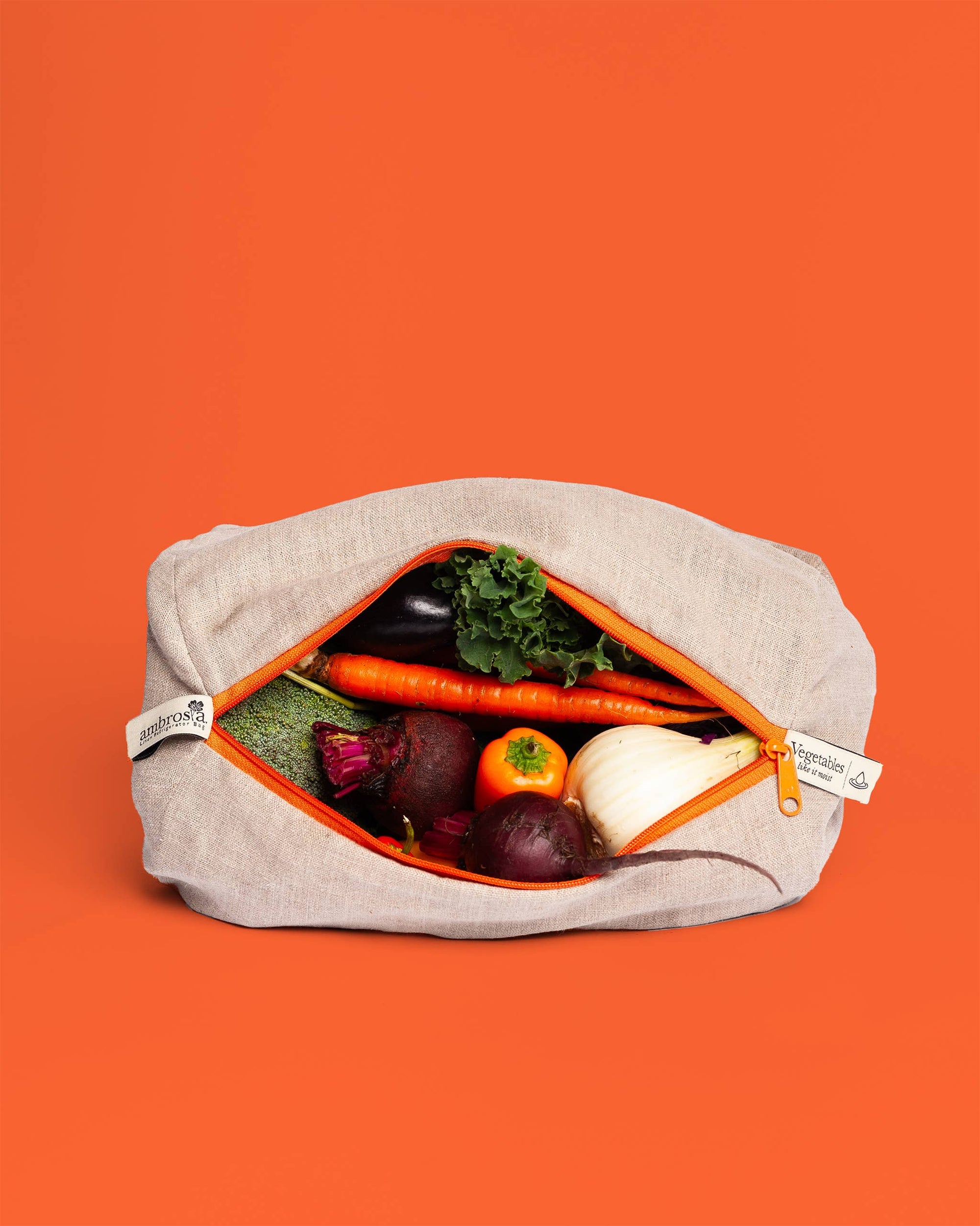 Ambrosia Linen Refrigerator Bag for Vegetables